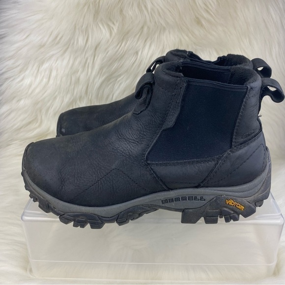 MERRELL MOAB ADVENTURE CHELSEA POLAR WATERPROOF ANKLE BOOTS SIZE 7.5 - Picture 3 of 10